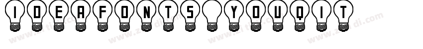 IdeaFonts YouQiT字体转换